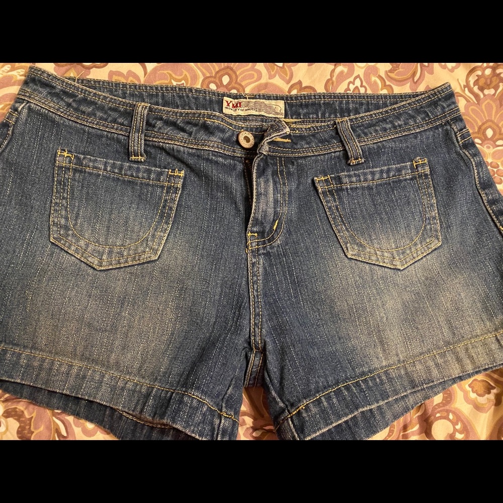 Denim shorts